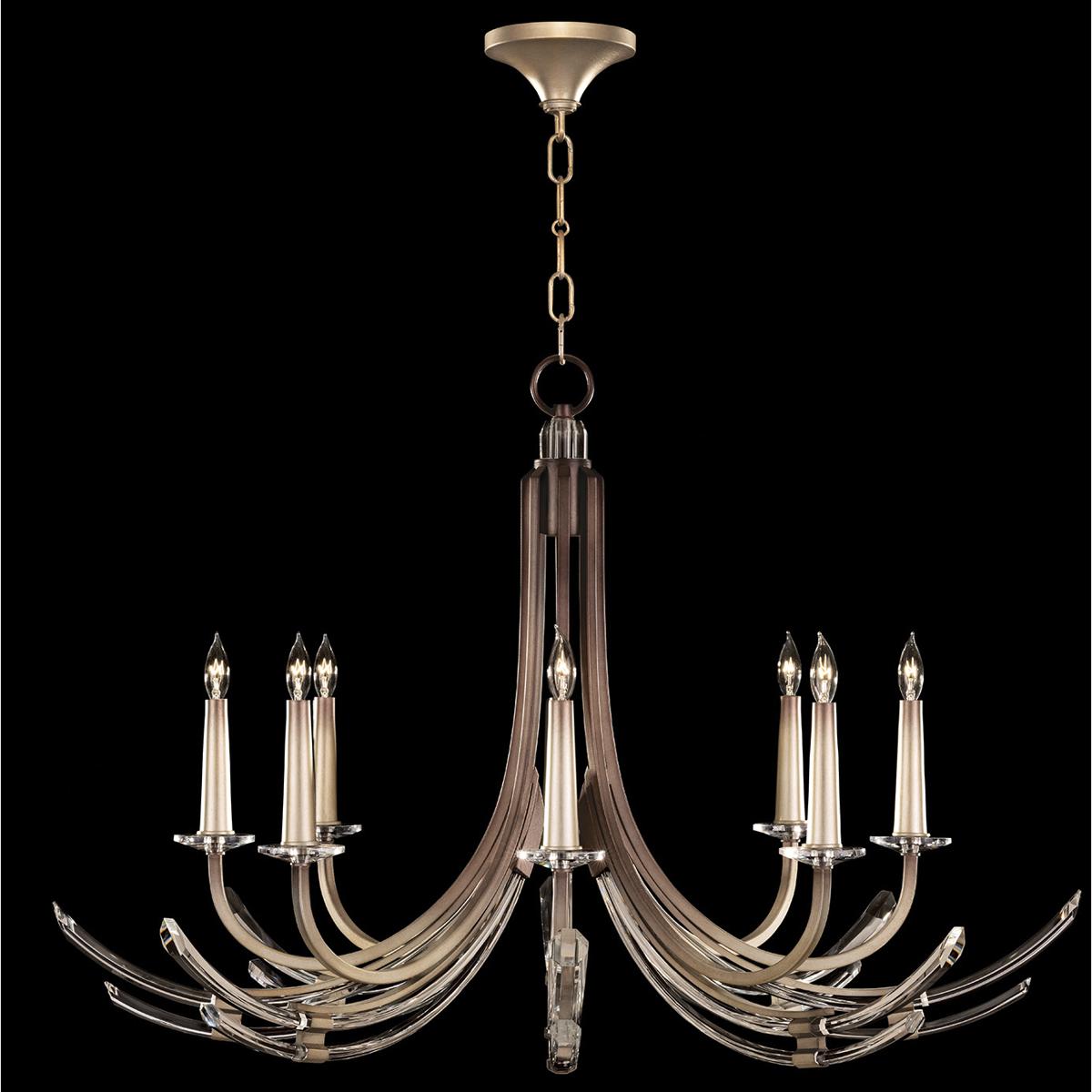 Fine Art 782140-3ST Trevi 8 Light 39.5 inch Bronze Chandelier Ceiling Light