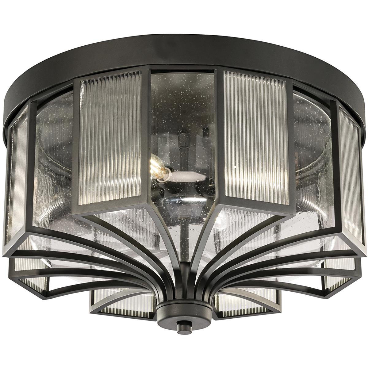 Fine Art Handcrafted Lighting Bristol 4 - Light Outdoor Ceiling in Black
