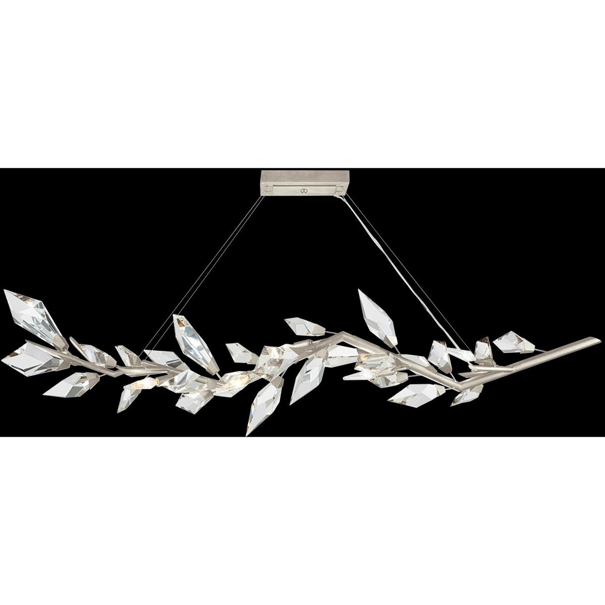 Fine Art 902440-1ST Foret 7 Light 63.5 inch Silver Pendant Ceiling Light