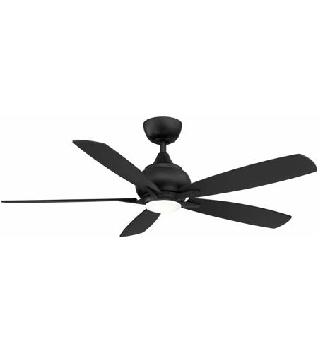 Black Indoor Outdoor Ceiling Fan, Black Outdoor Ceiling Fans With Light Kit