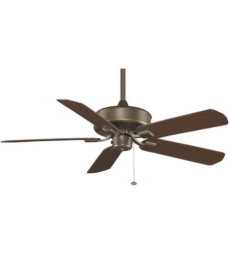 Fanimation TF910AZ Edgewood 50 inch Aged Bronze with Dark Cherry Blades Indoor/Outdoor Ceiling Fan in 110 Volts photo
