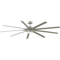Odyn 84 84 inch Brushed Nickel Indoor/Outdoor Ceiling Fan 