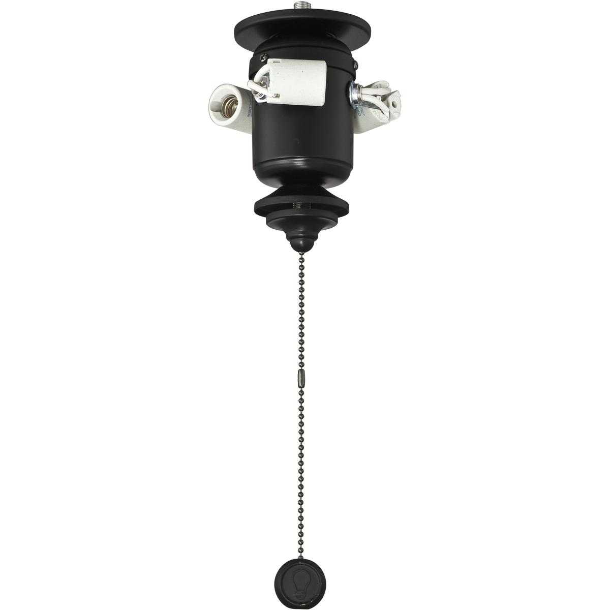 Fanimation F5BL Fitters 3 Light Black Fan Light