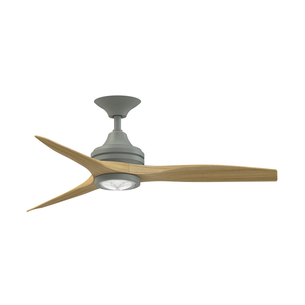 Fanimation FP6721BAGP-48N-LK Spitfire 48 inch Antique Graphite with Natural Blades Indoor/Outdoor Ceiling Fan, Kit