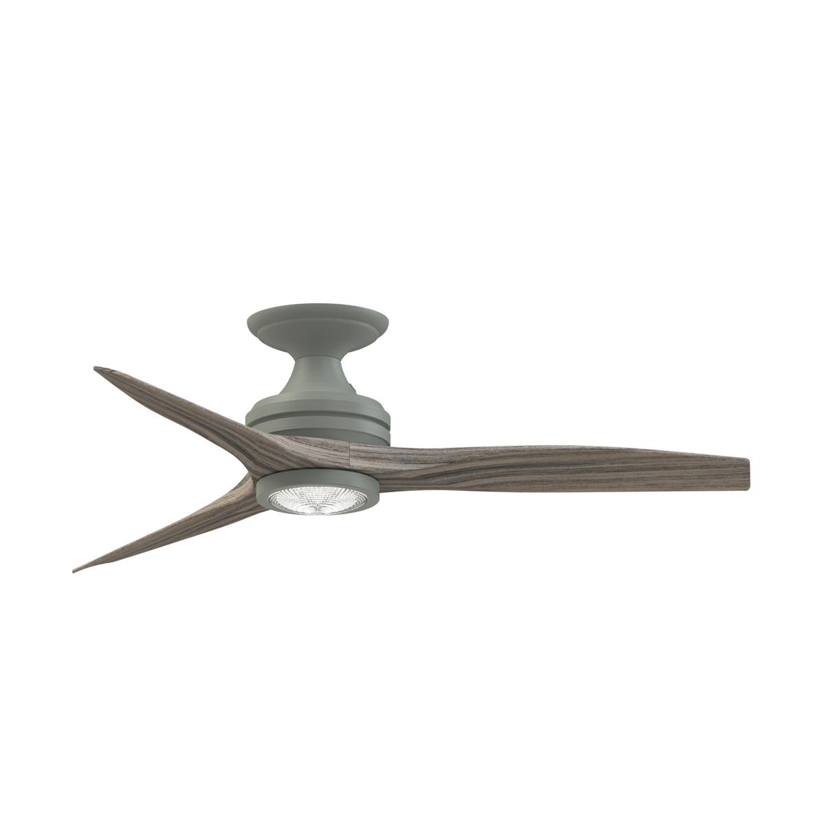 Fanimation FP6721BAGP-48WE-LK-F Spitfire 48 inch Antique Graphite with Weathered Wood Blades Indoor/Outdoor Ceiling Fan, Kit