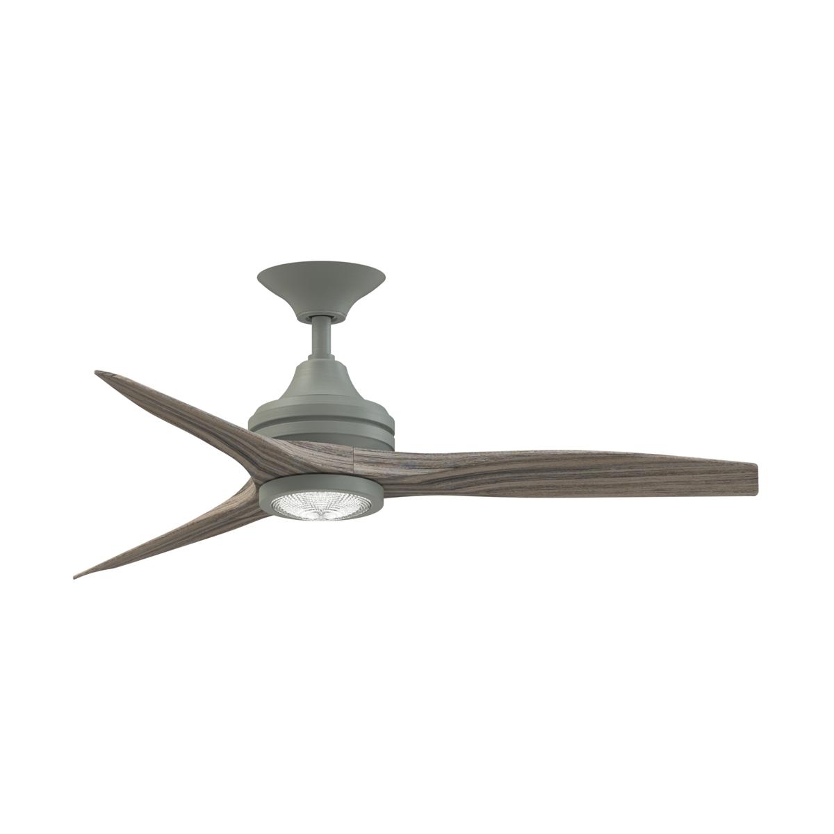 Fanimation FP6721BAGP-48WE-LK Spitfire 48 inch Antique Graphite with Weathered Wood Blades Indoor/Outdoor Ceiling Fan, Kit