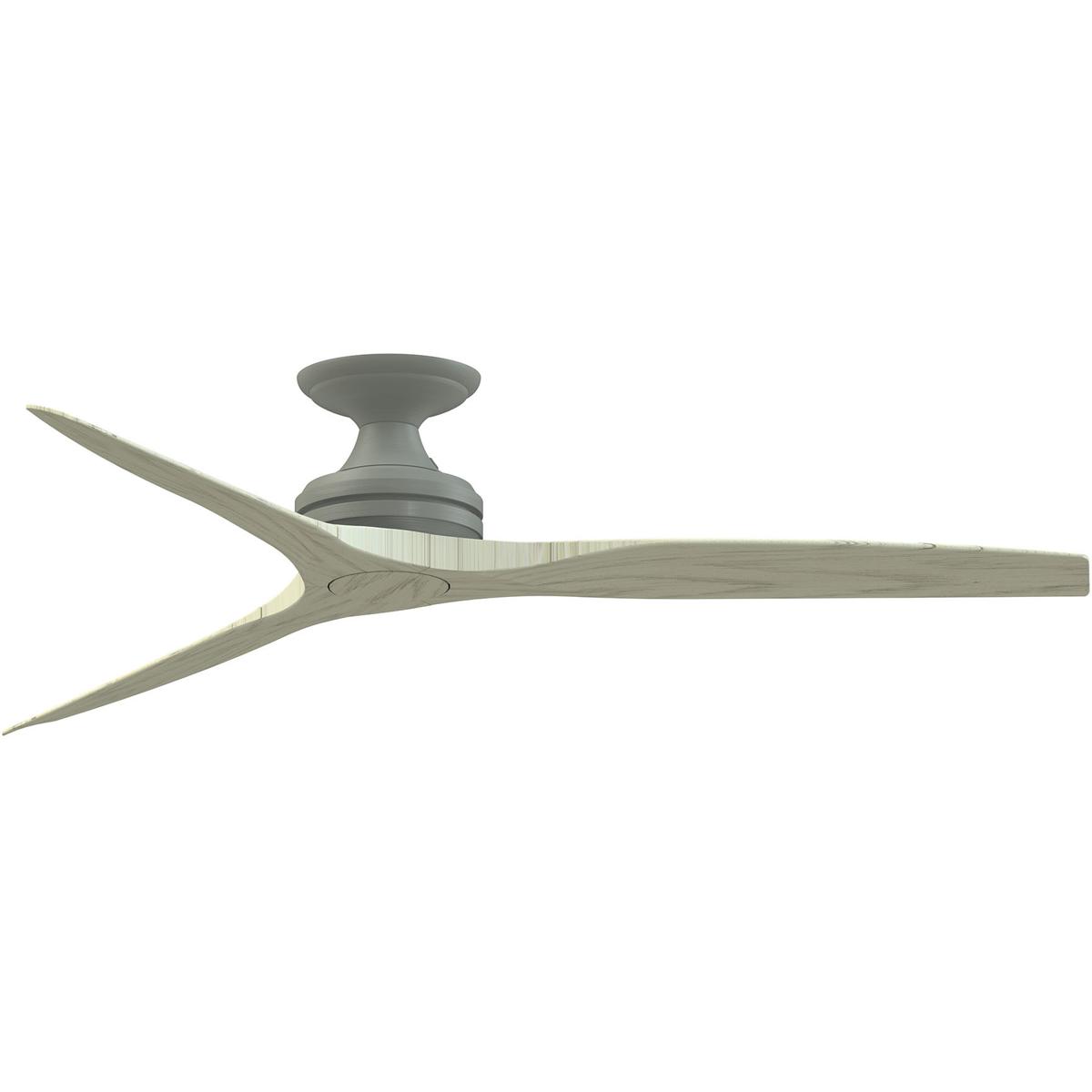 Fanimation FP6721BAGP-60LO-F Spitfire 60 inch Antique Graphite with Light Oak Blades Indoor/Outdoor Ceiling Fan, Kit