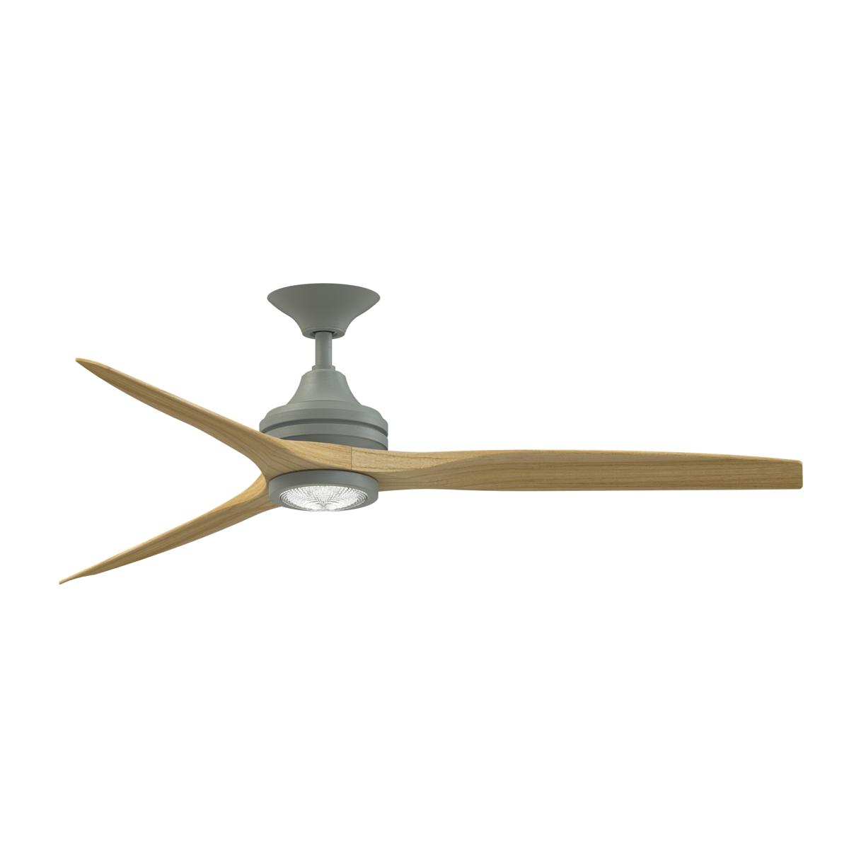 Fanimation FP6721BAGP-60N-LK Spitfire 60 inch Antique Graphite with Natural Blades Indoor/Outdoor Ceiling Fan, Kit