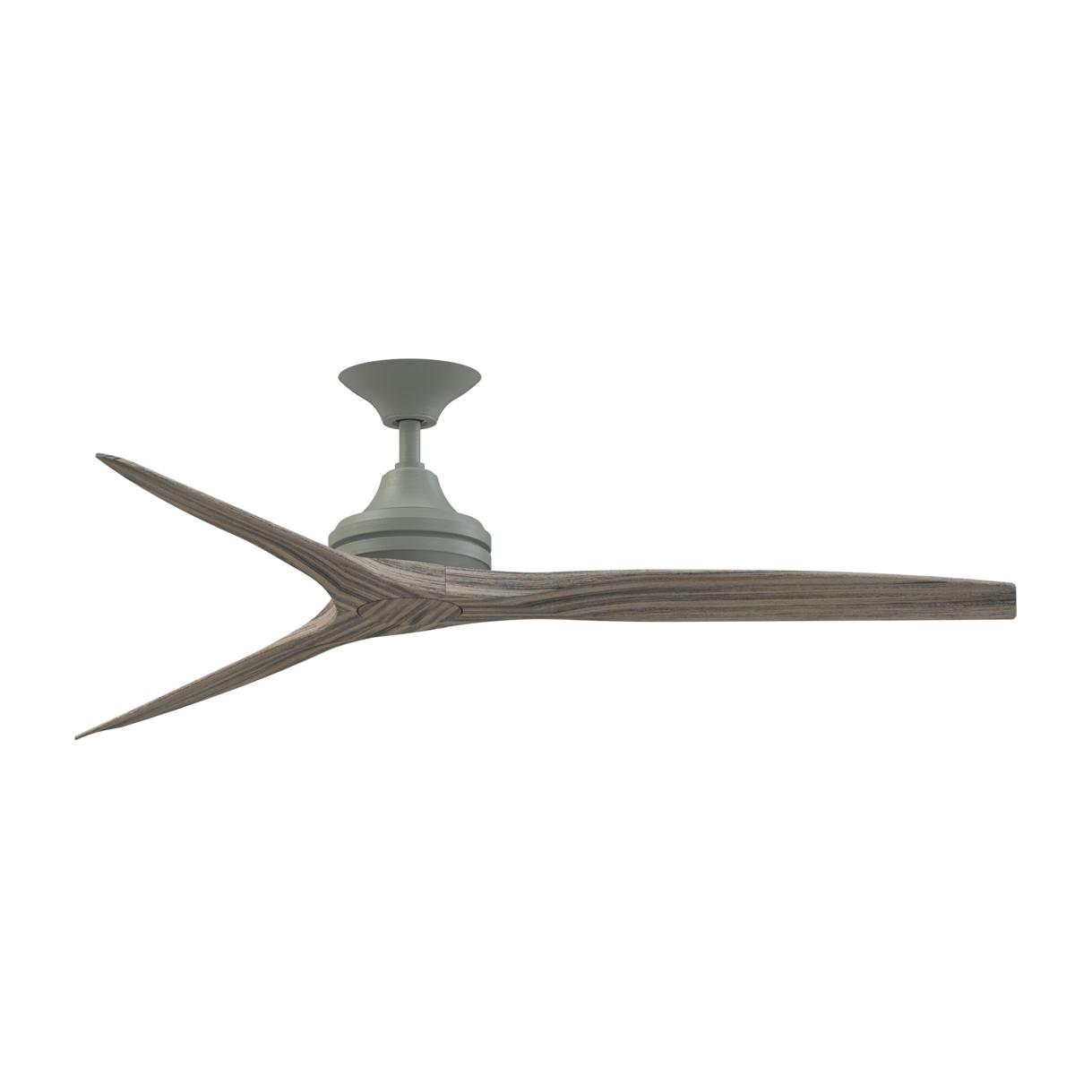 Fanimation FP6721BAGP-60WE Spitfire 60 inch Antique Graphite with Weathered Wood Blades Indoor/Outdoor Ceiling Fan, Kit