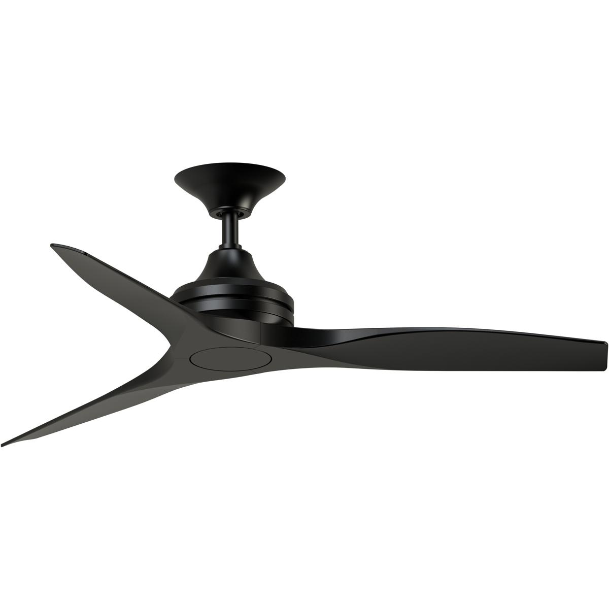 Fanimation FP6721BBL-48BL Spitfire 48 inch Black Indoor/Outdoor Ceiling Fan, Kit