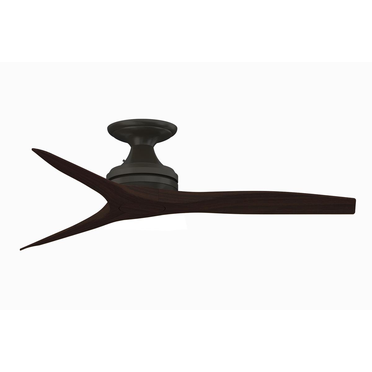 Fanimation FP6721BDZ-48DWA-F Spitfire 48 inch Dark Bronze with Dark Walnut Blades Indoor/Outdoor Ceiling Fan, Kit
