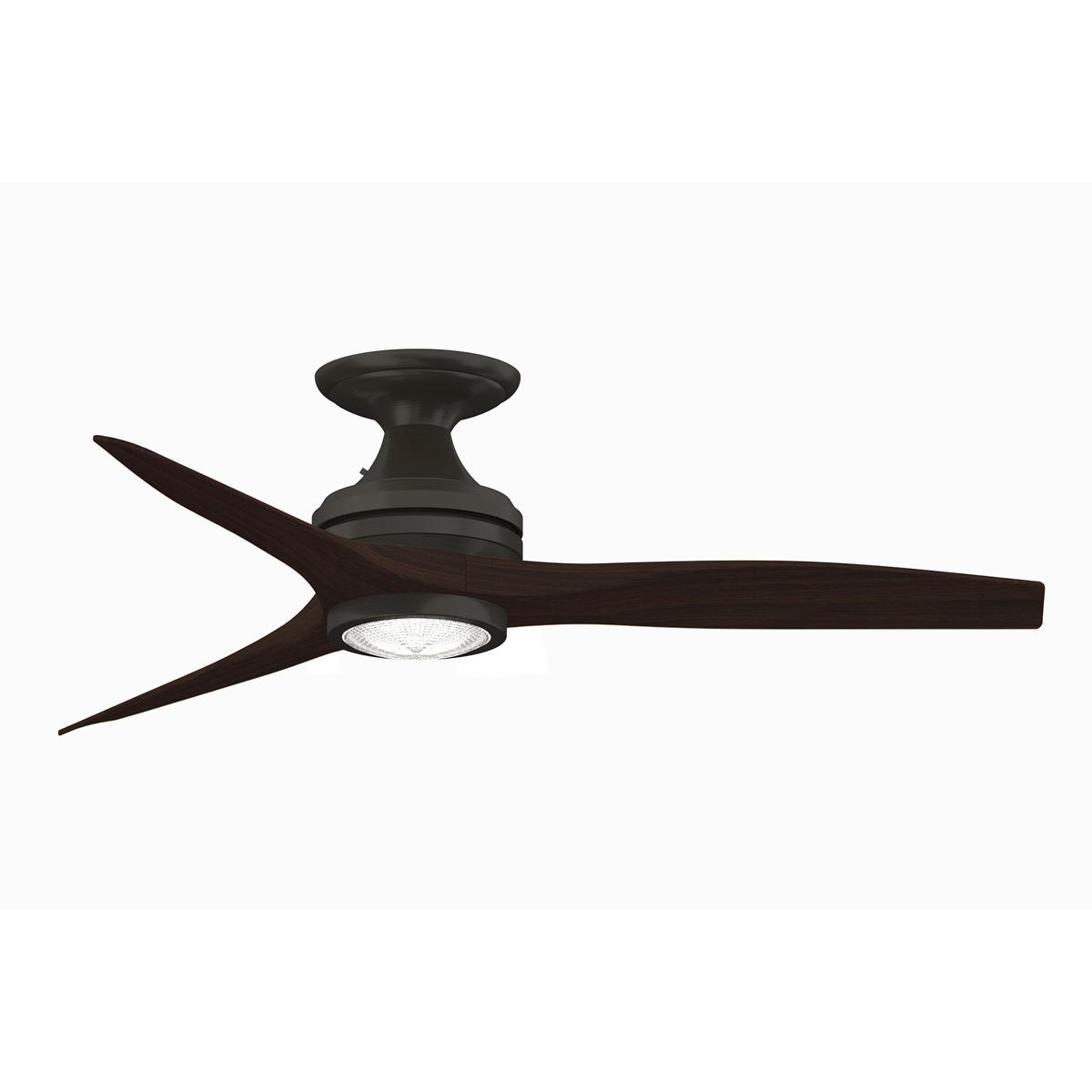 Fanimation FP6721BDZ-48DWA-LK-F Spitfire 48 inch Dark Bronze with Dark Walnut Blades Indoor/Outdoor Ceiling Fan, Kit