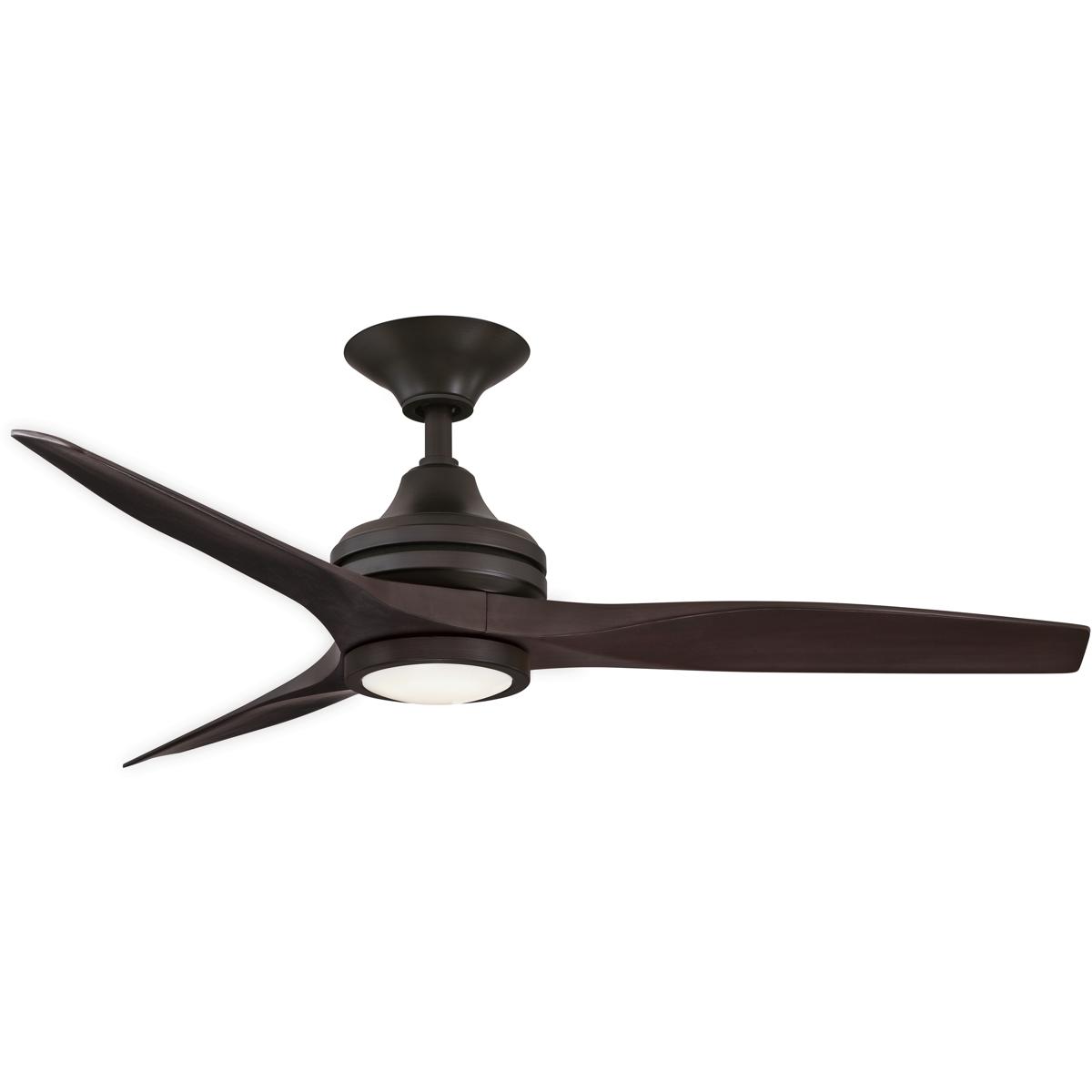 Fanimation FP6721BDZ-48DWA Spitfire 48 inch Dark Bronze with Dark Walnut Blades Indoor/Outdoor Ceiling Fan, Kit
