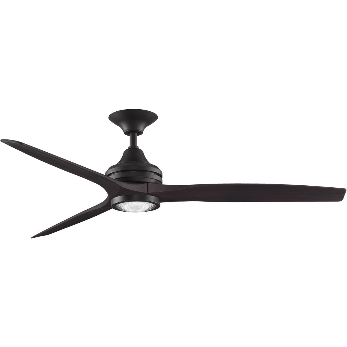 Fanimation FP6721BDZ-60DWA-LK Spitfire 60 inch Dark Bronze with Dark Walnut Blades Indoor/Outdoor Ceiling Fan, Kit