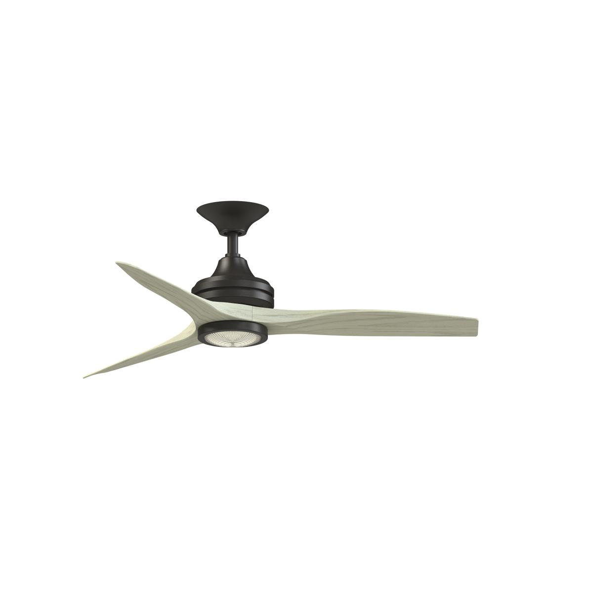Fanimation FP6721BDZ-60LO-LK Spitfire 60 inch Dark Bronze with Light Oak Blades Indoor/Outdoor Ceiling Fan, Kit