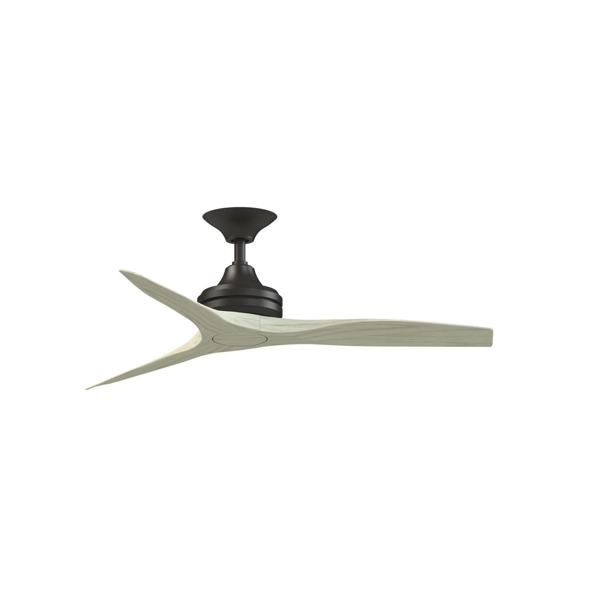Fanimation FP6721BDZ-60LO Spitfire 60 inch Dark Bronze with Light Oak Blades Indoor/Outdoor Ceiling Fan, Kit