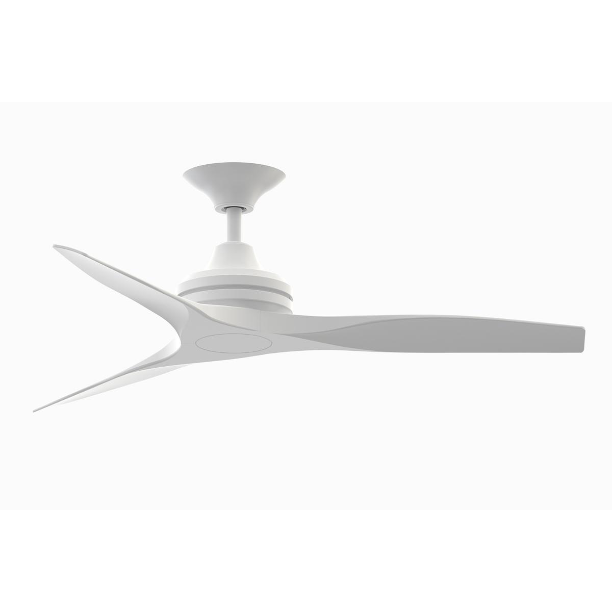 Fanimation FP6721BMW-48MW Spitfire 48 inch Matte White Indoor/Outdoor Ceiling Fan, Kit
