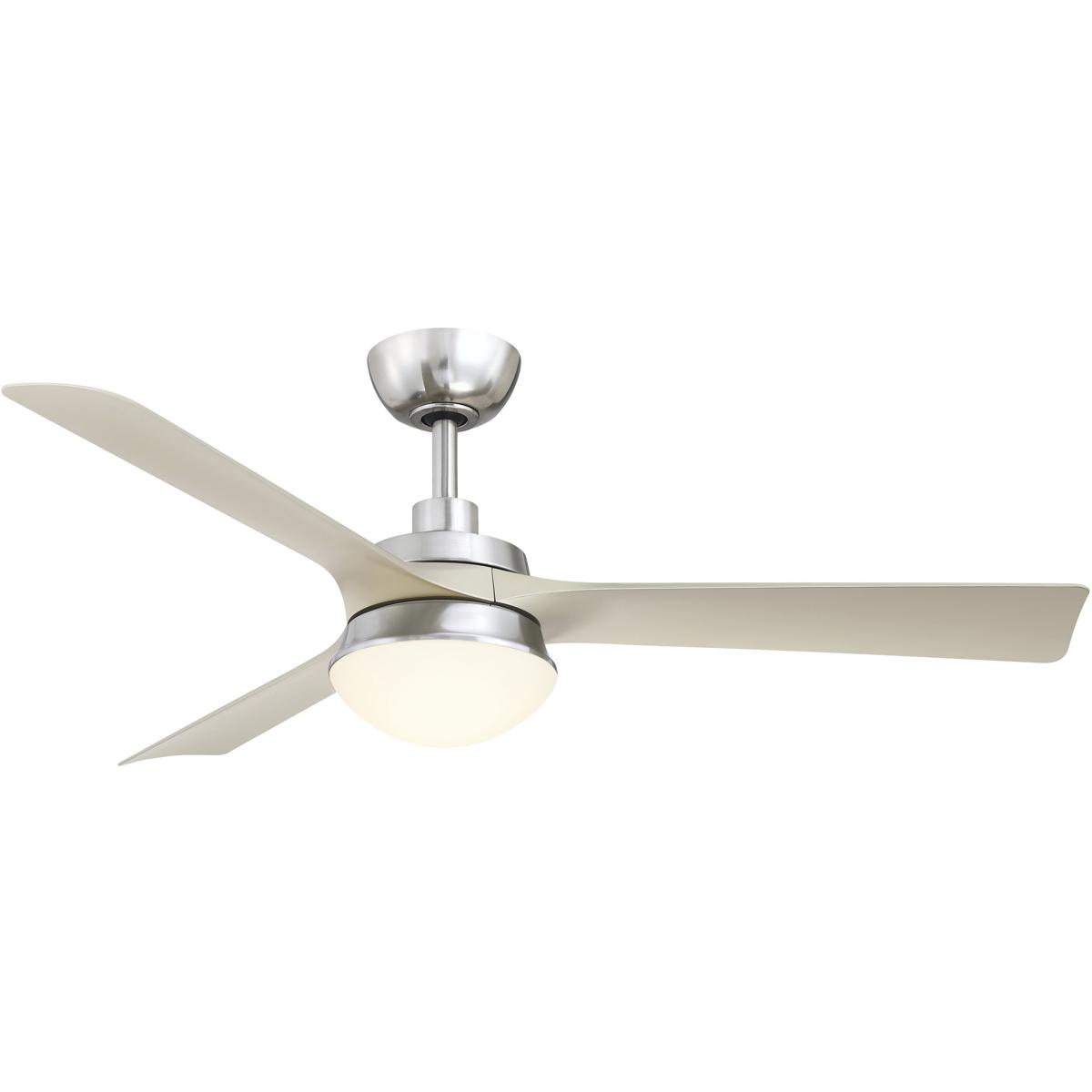 Fanimation FP6807BN Barlow 52 inch Brushed Nickel with Gray Blades Ceiling Fan