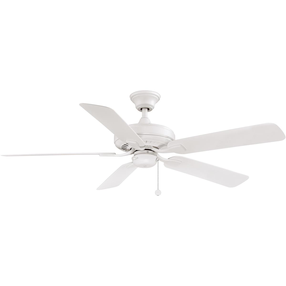 Fanimation FP9052MWW Edgewood 52 52 inch Matte White Ceiling Fan