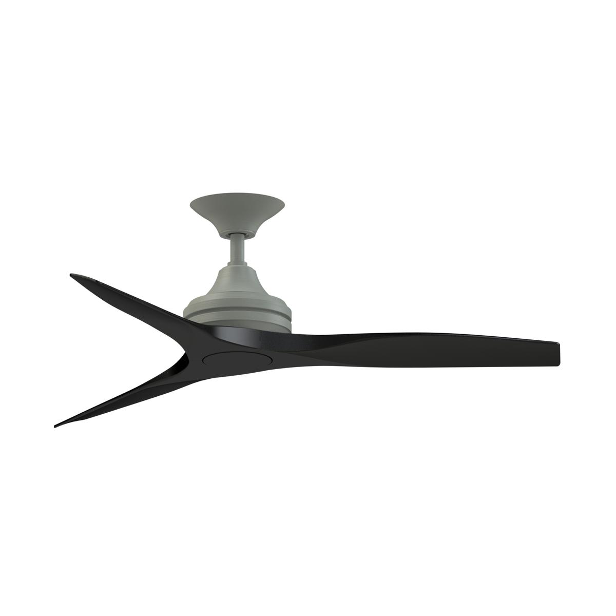 Fanimation FP6721BAGP-48BL Spitfire 48 inch Antique Graphite with Black Blades Indoor/Outdoor Ceiling Fan, Kit