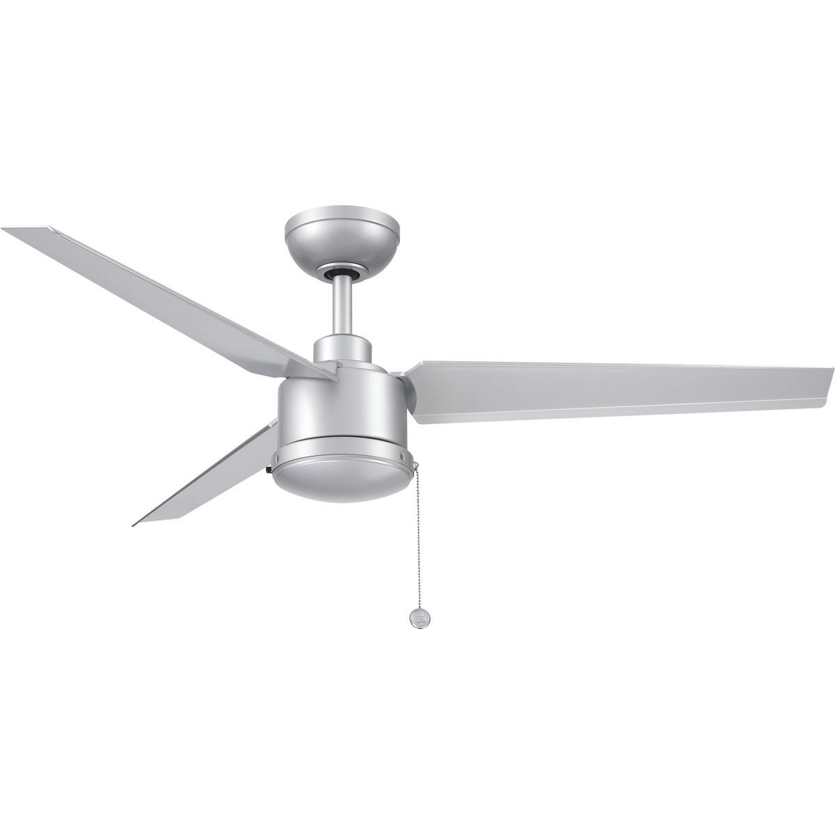 Fanimation FPD7617SLW PC/DC NL 52 inch Silver Ceiling Fan in 3