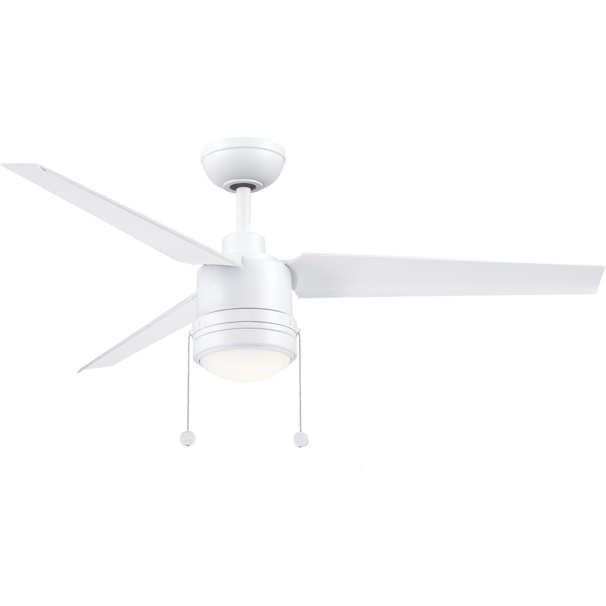 Fanimation FPD7619MWW PC/DC L 52 inch Matte White Ceiling Fan in 3