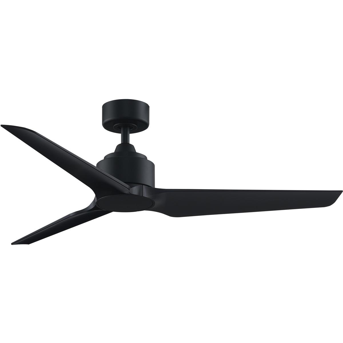 Fanimation FPD8514BLW-52BLW TriAire Custom 52 inch Black Indoor/Outdoor Smart Ceiling Fan, Kit