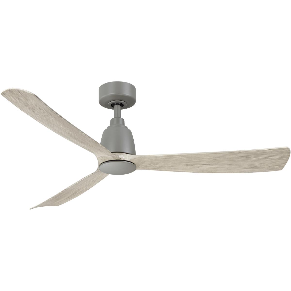 Fanimation FPD8534AGP Kute 52 52 inch Antique Graphite with Light Oak Blades Ceiling Fan