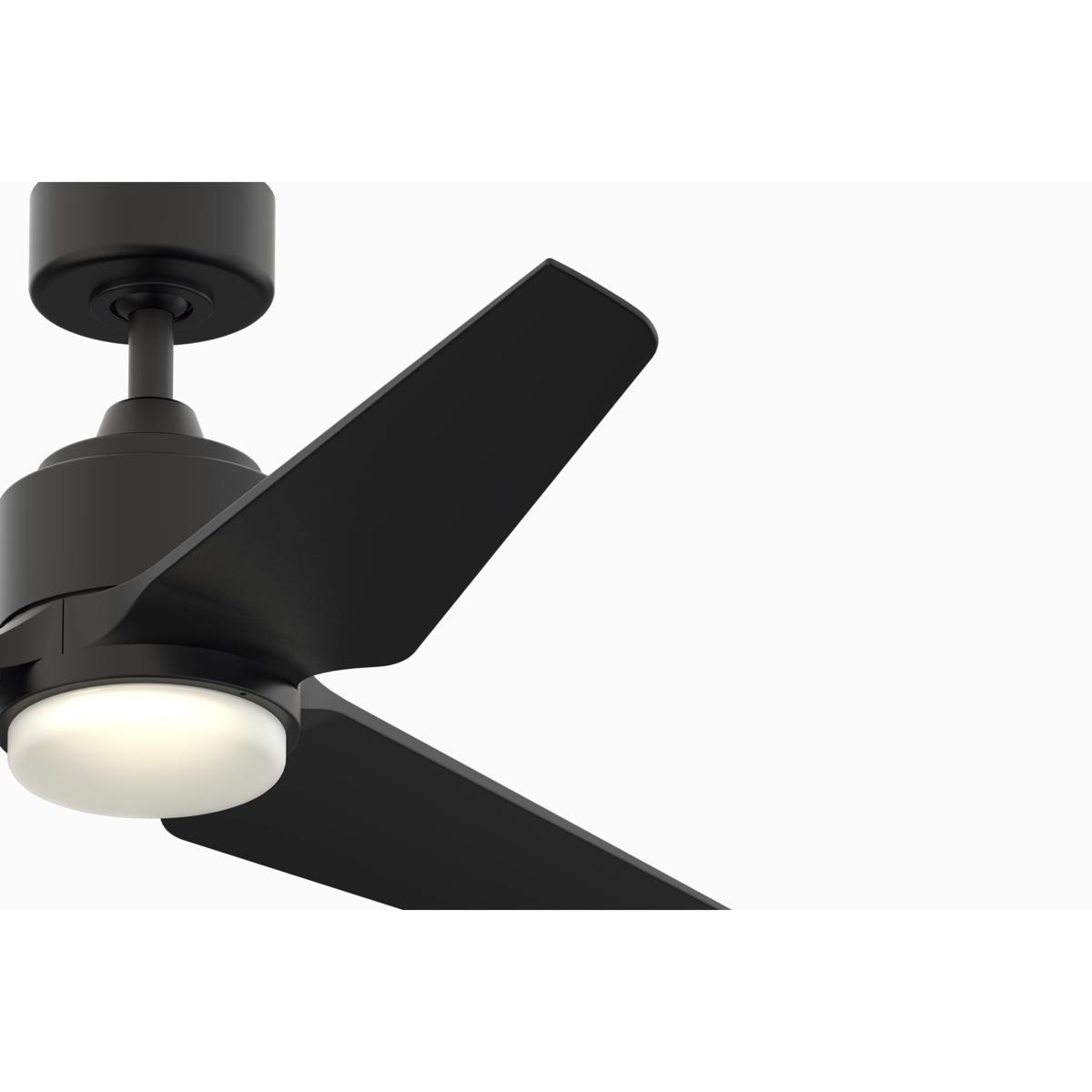 Fanimation FPD8514BLW-52BLW-LK TriAire Custom 52 inch Black Indoor/Outdoor Smart Ceiling Fan, Kit