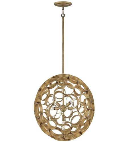 Fredrick Ramond FR30144BNG Centric 4 Light 22 inch Burnished Gold Chandelier Ceiling Light