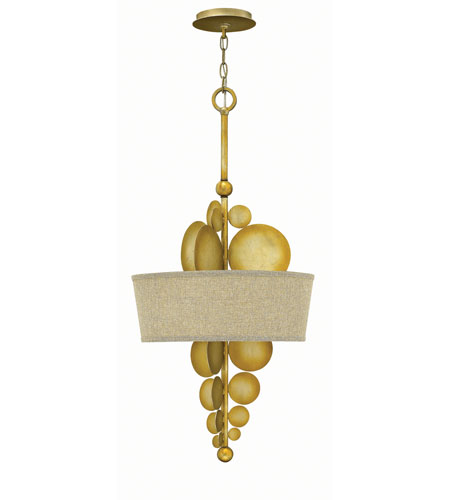 Fredrick Ramond Barolo 3 Light Foyer In Spanish Gold Fr31244spg