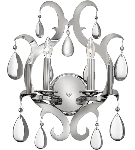 Xanadu 2 Light Wall Sconces in Polished Stainless Steel FR43355PSS