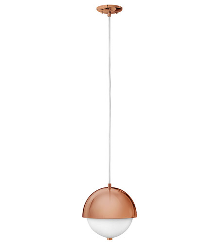 rose gold globe pendant light