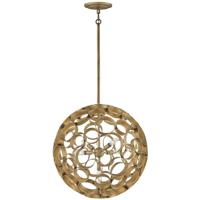 Fredrick Ramond FR30144BNG Centric 4 Light 22 inch Burnished Gold Chandelier Ceiling Light thumb