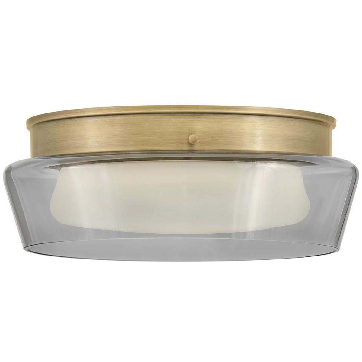 Fredrick Ramond FR41511HB Demi LED 15.75 inch Heritage Brass Flush Mount Ceiling Light