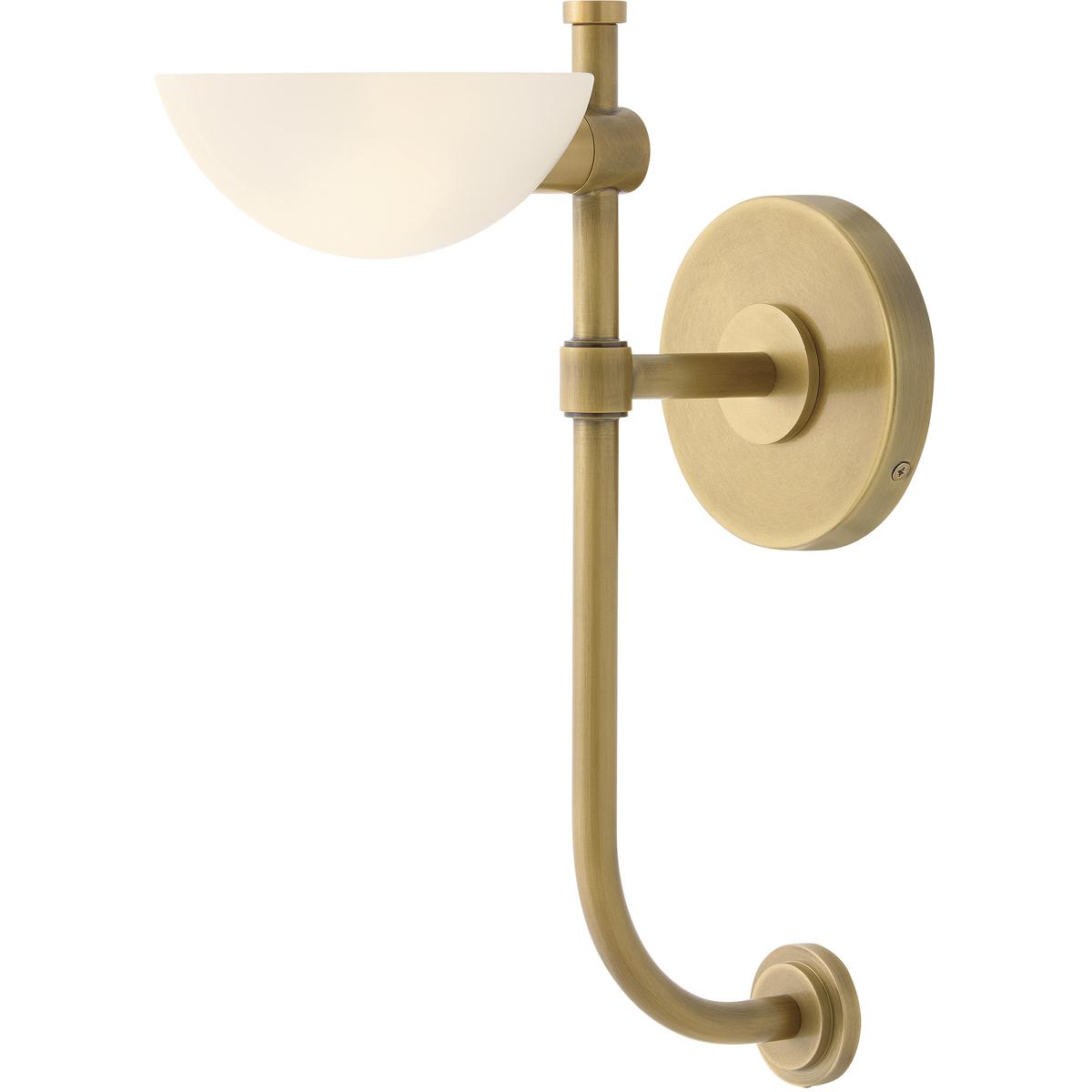 Fredrick Ramond FR42112HB Merit 1 Light 5 inch Heritage Brass Sconce Wall Light