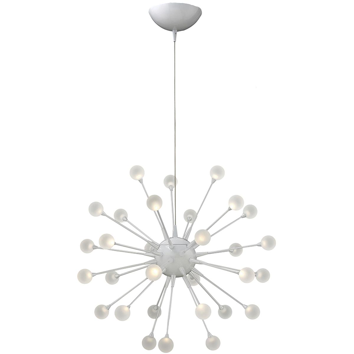 Fredrick Ramond FR44413CLD Impulse LED 24 inch Cloud Chandelier Ceiling Light, Orb