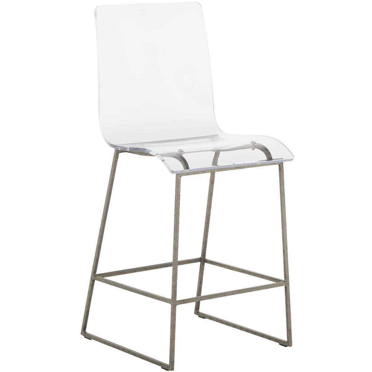 Gabby SCH151620 King 40 inch Antique Silver Bar Counter Stool