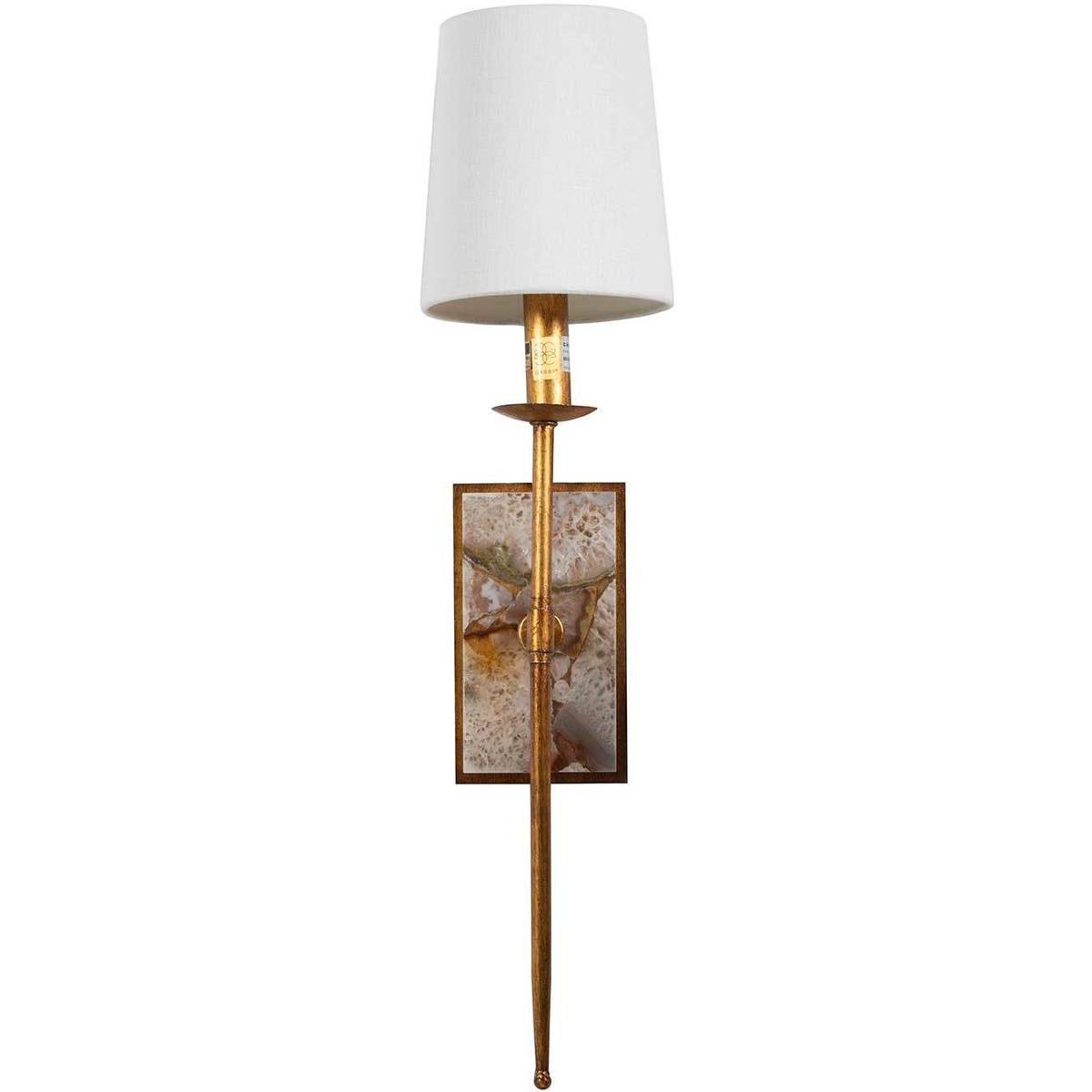 Lighting New York SCH-155760 Gabby Garnet Sconce Wall Light in Gilded Gold SCH-155760 - Open Box