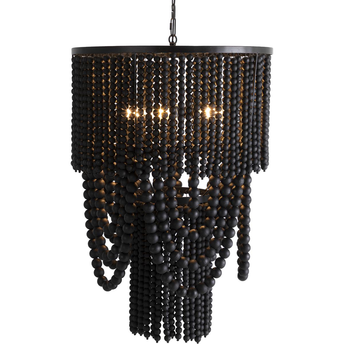 Gabby SCH-175183 Norton 5 Light 29 inch Charcoal Black / Matte Black Chandelier Ceiling Light