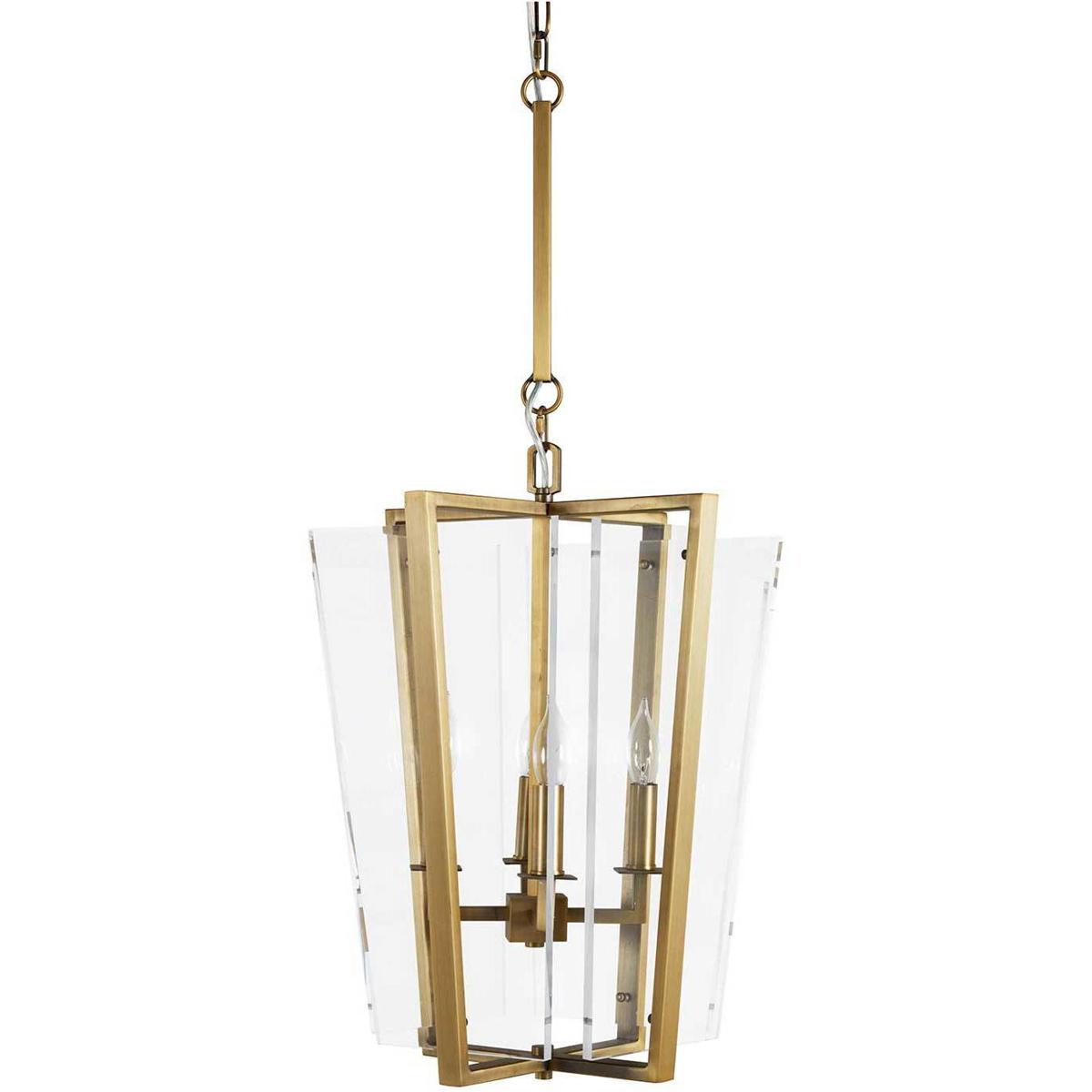 Gabby SCH-192102 Melissa 4 Light 14.25 inch Matte Antique Brass Chandelier Ceiling Light