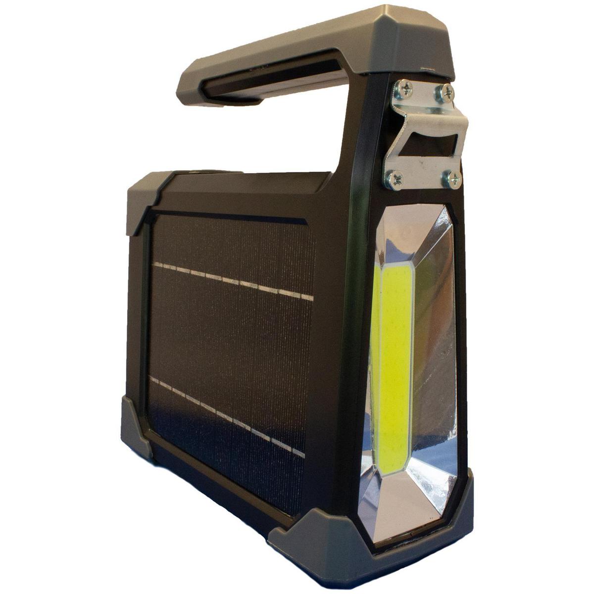 Gama Sonic 23I60065 Christopher 1 Light 8.75 inch Black and Grey Security and Utility Lights, Solar