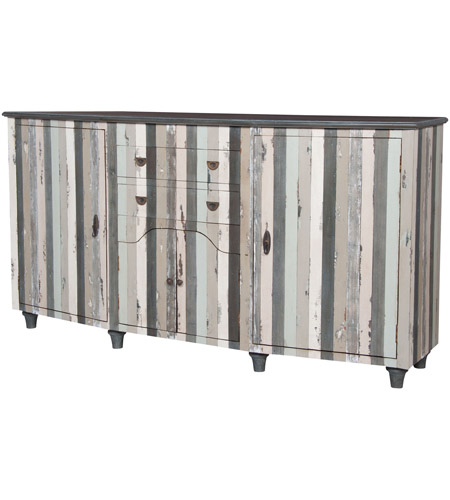 Guildmaster 644037 Large 80 X 21 Inch Hand Painted Credenza