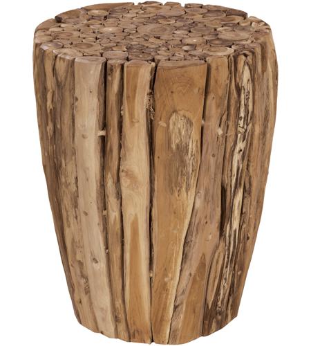 Guildmaster 6517512 Teak Branch 17 inch Natural Accent Stool photo