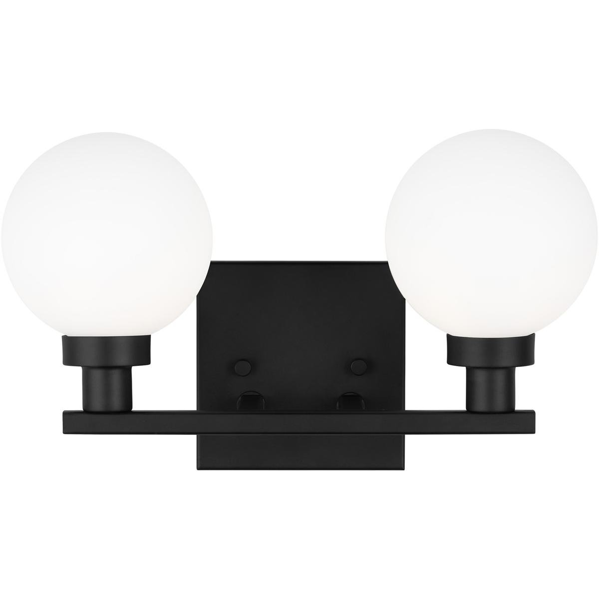Visual Comfort Studio Collection 4461602-112 Sean Lavin Clybourn 2 Light 13.25 inch Midnight Black Bath Vanity Wall Light
