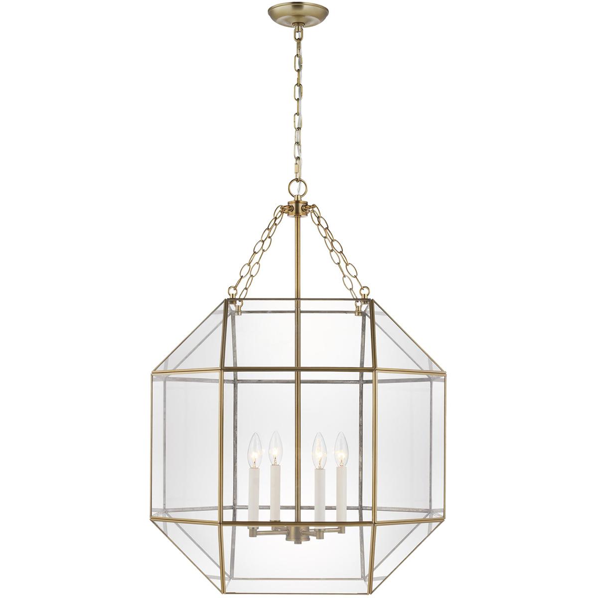 Visual Comfort Studio Collection 5279404-848 Suzanne Kasler Morrison 4 Light 23.25 inch Satin Brass Pendant Ceiling Light