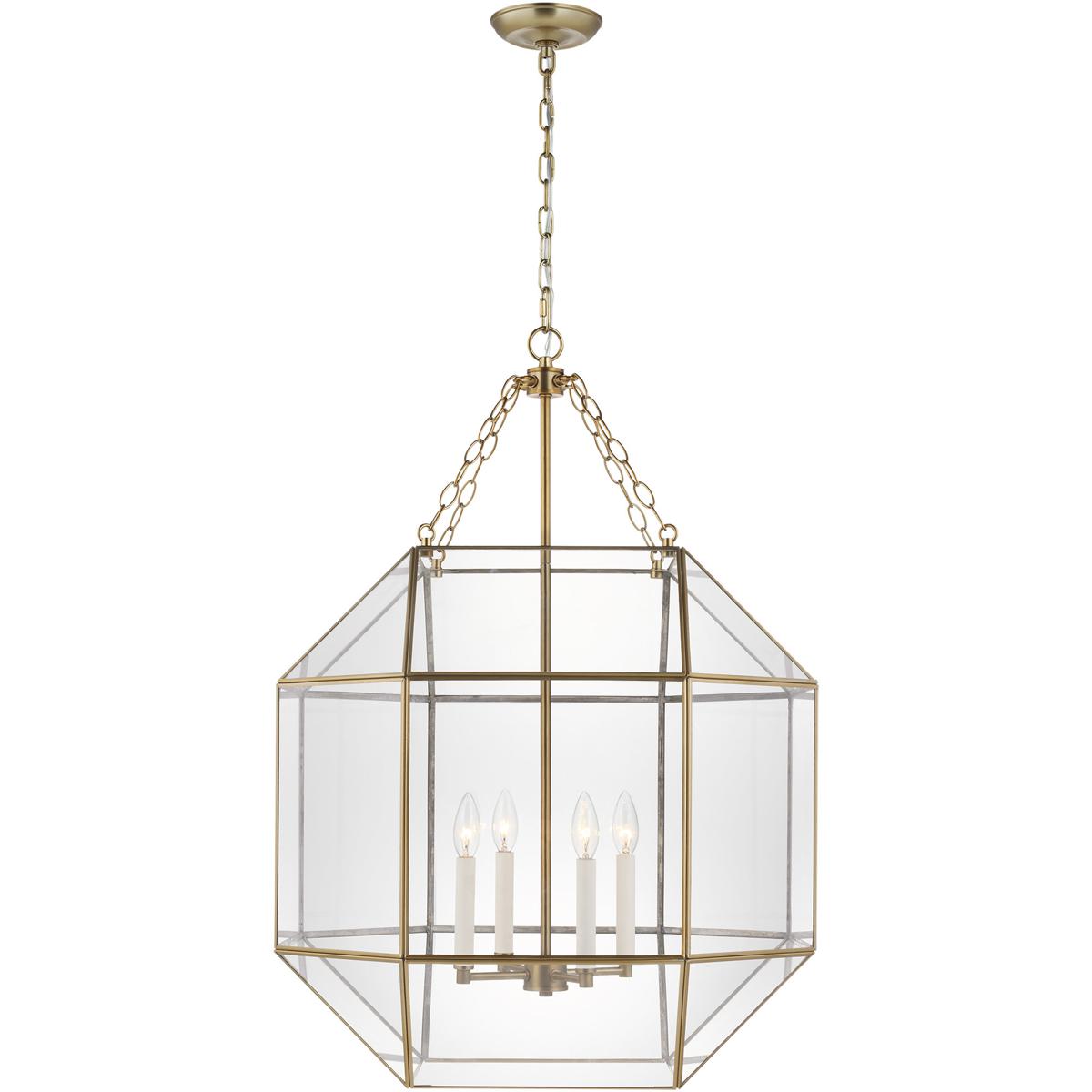 Visual Comfort Studio Collection 5279404EN-848 Suzanne Kasler Morrison 4 Light 23.25 inch Satin Brass Pendant Ceiling Light