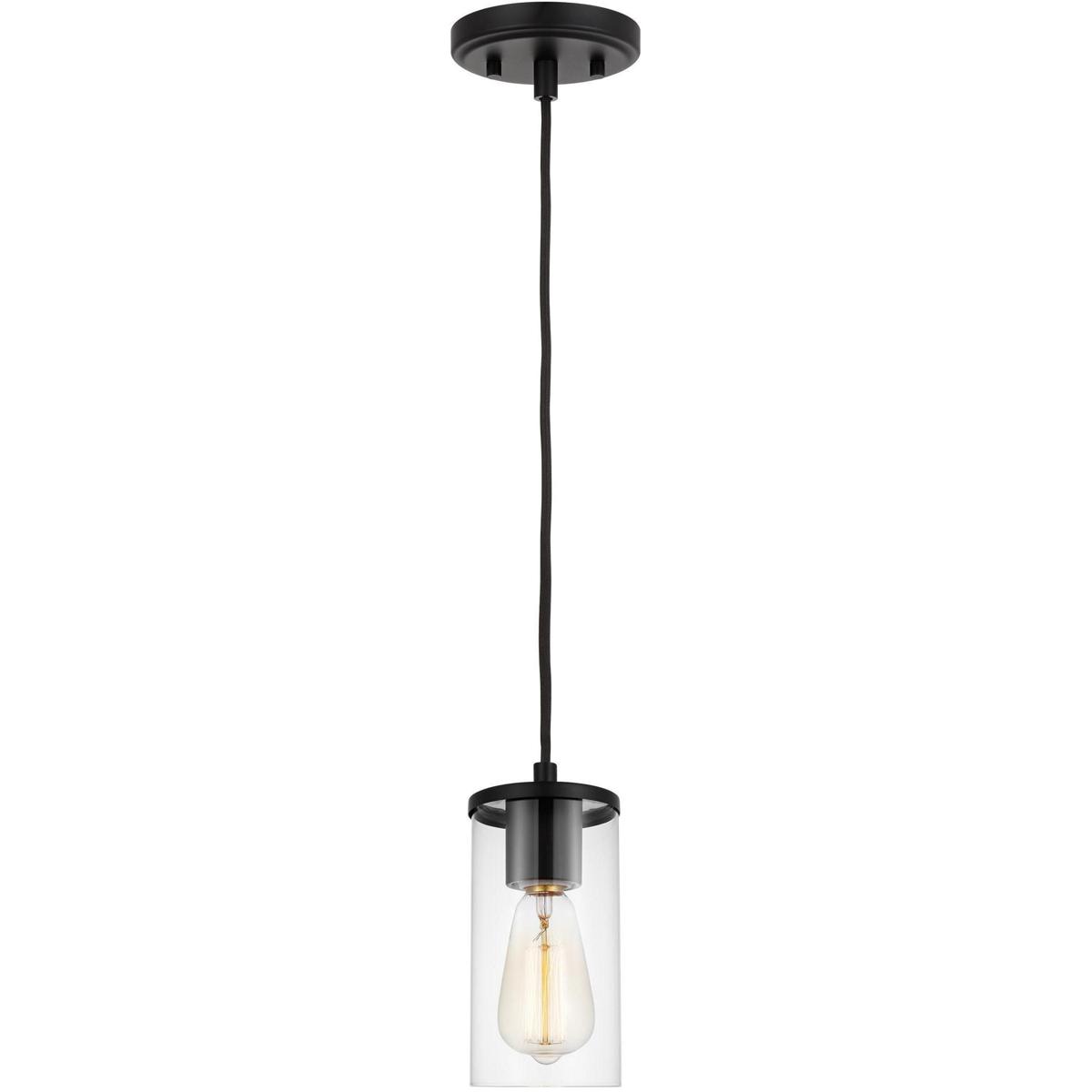 Visual Comfort Studio Collection 6190301EN7-112 Sean Lavin Zire 1 Light Midnight Black Mini-Pendant Ceiling Light