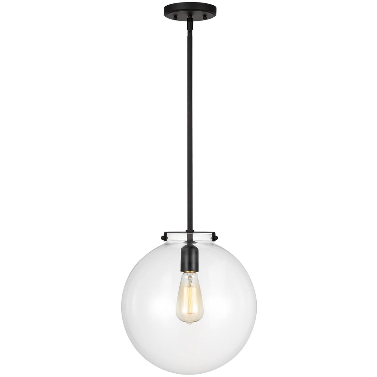 Visual Comfort Studio Collection 6692101EN7-112 TOB by Thomas O'Brien Kate LED 12 inch Midnight Black Pendant Ceiling Light