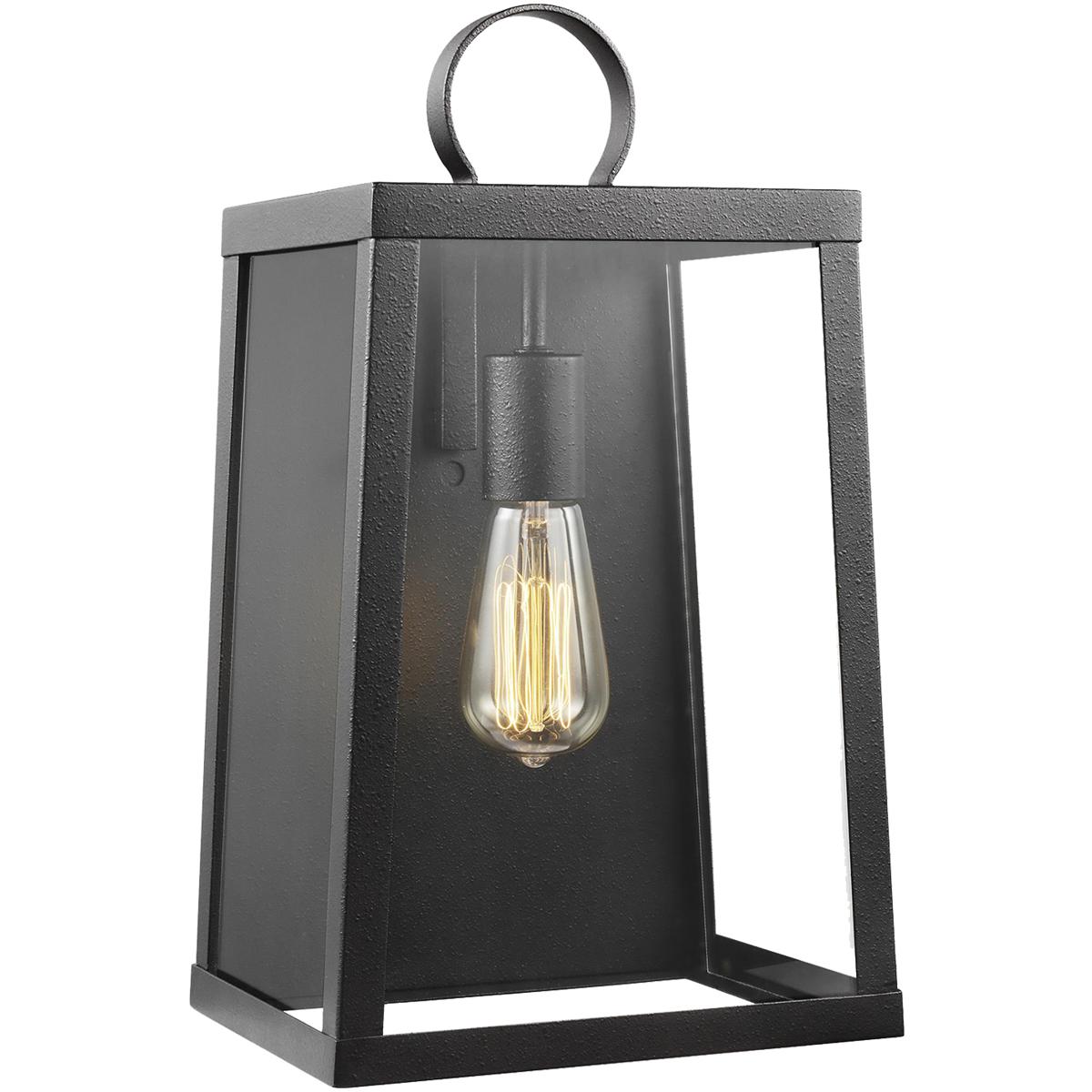 Visual Comfort Studio Collection 8737101EN7-12 Marinus 1 Light Black Outdoor Wall Lantern